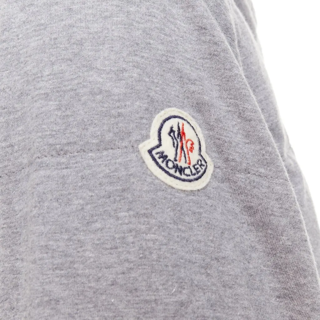 Moncler Lefort Giubbotto Grey Cotton Very good - Back View