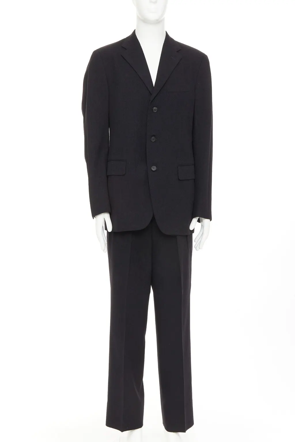 Issey Miyake Black Wool Jacket Black Wool Very good - Front View