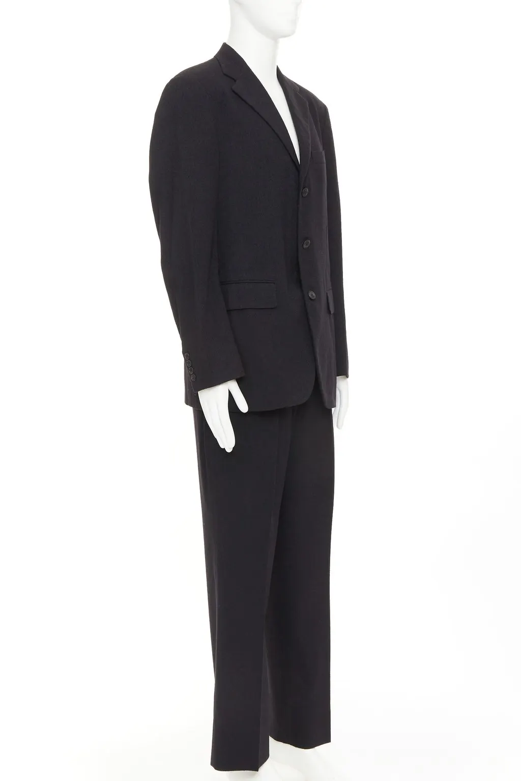 Issey Miyake Black Wool Jacket Black Wool Very good - Inside View