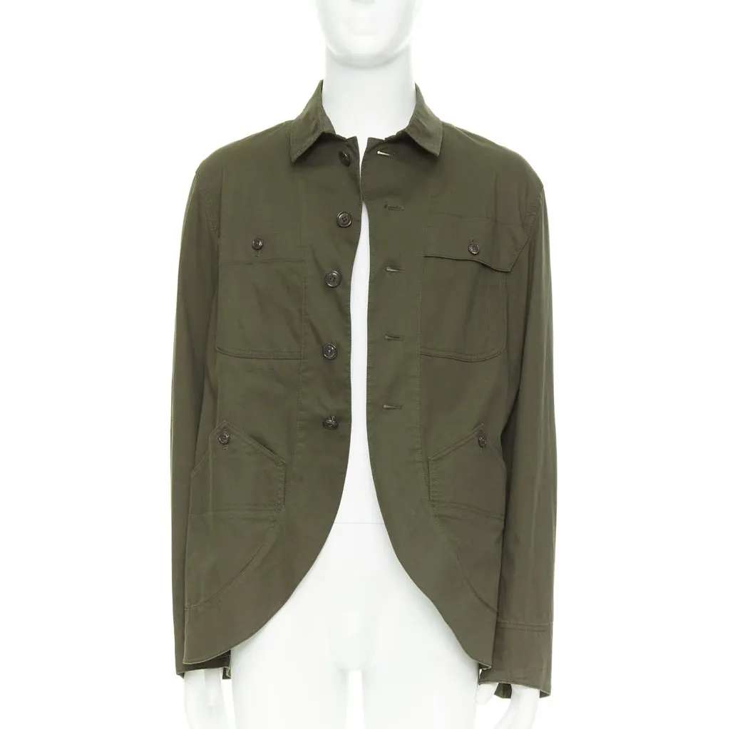Y-3 Green Cotton Jacket Green Cotton Very good - Inside View