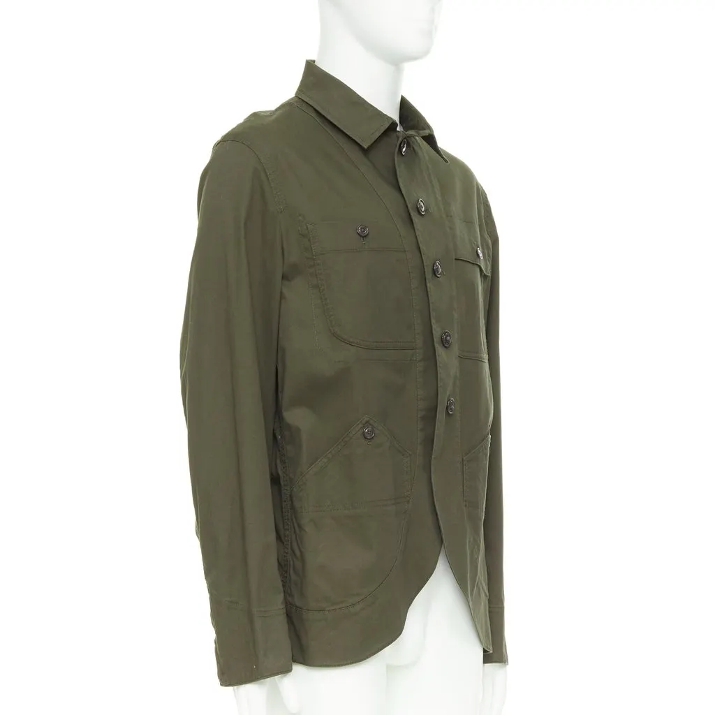 Y-3 Green Cotton Jacket Green Cotton Very good - Model View