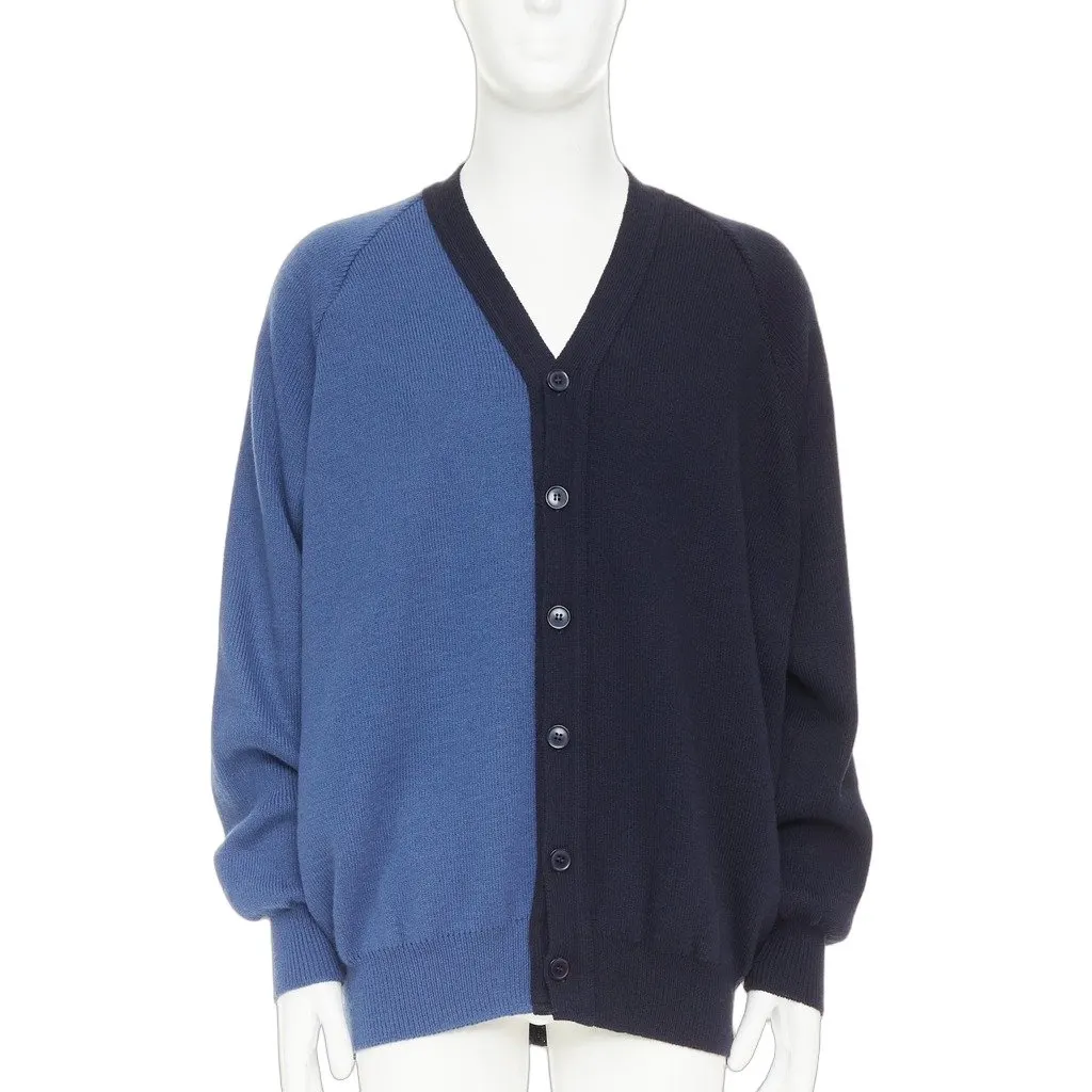 Comme des Garçons Navy Knitwear Navy Very good - Front View