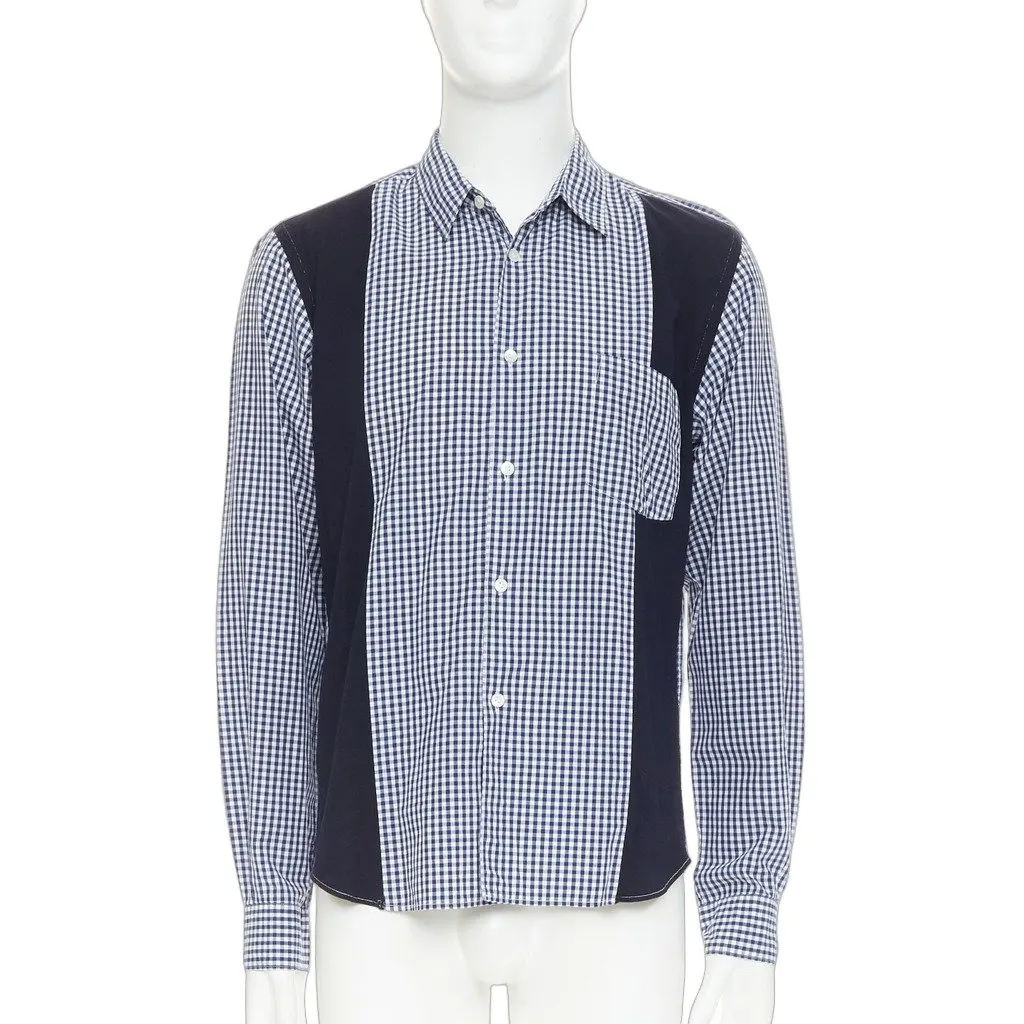 Comme des Garçons Blue Cotton Top Blue Cotton Very good - Front View
