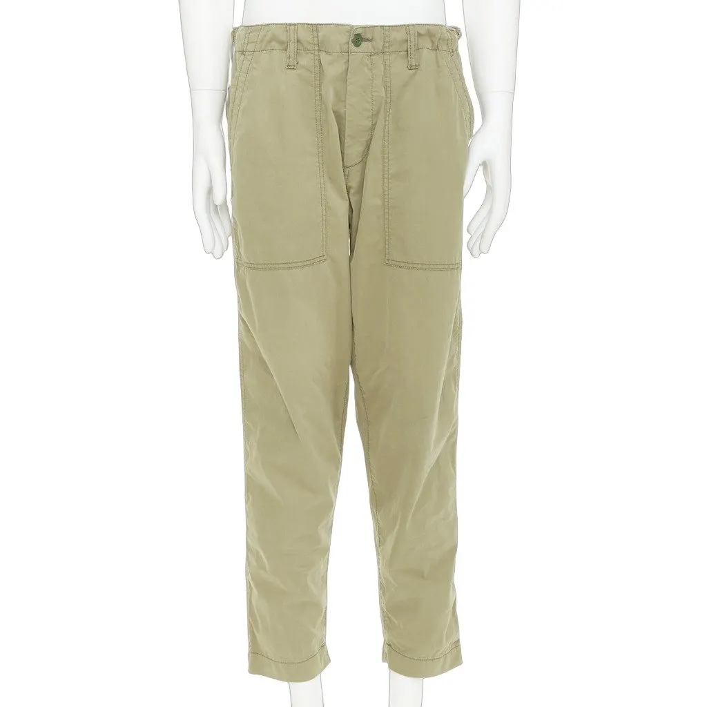 Comme des Garçons Khaki Cotton Trouser Khaki Cotton Very good - Front View