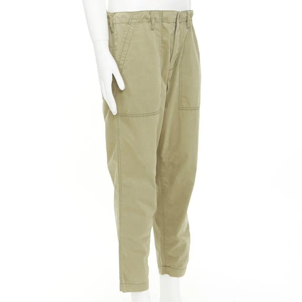 Comme des Garçons Khaki Cotton Trouser Khaki Cotton Very good - Inside View