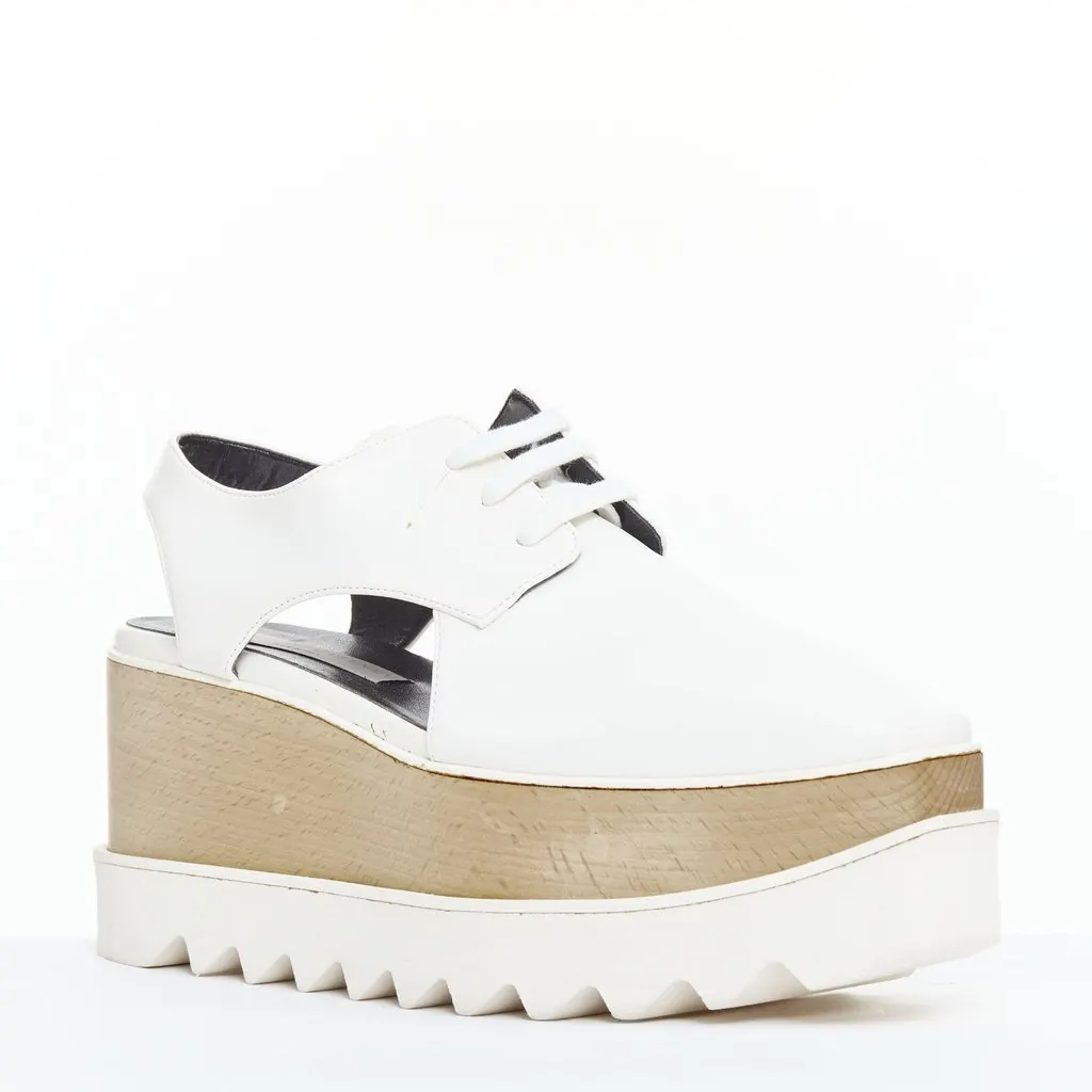 Stella McCartney Elyse White Wood Good - Back View