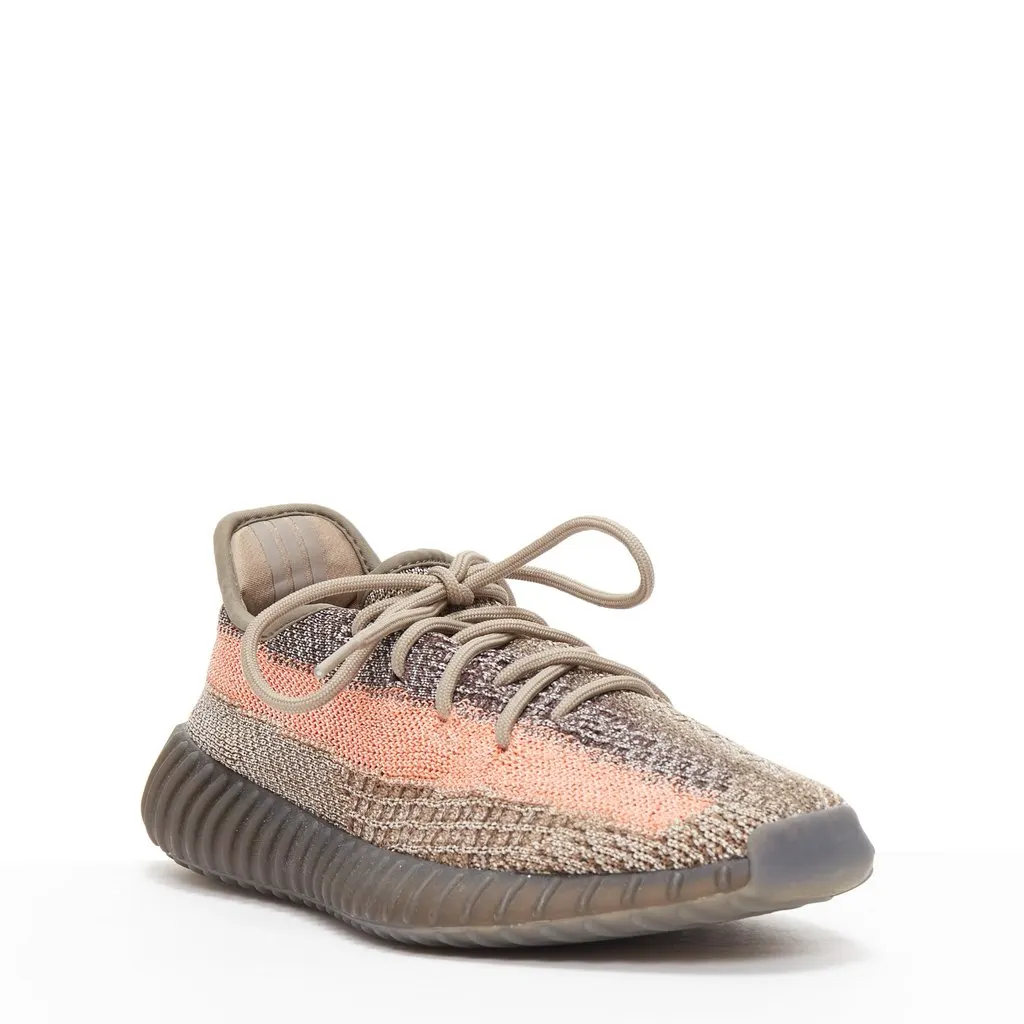 Yeezy Ash Knit Sneakers Grey Good - Back View