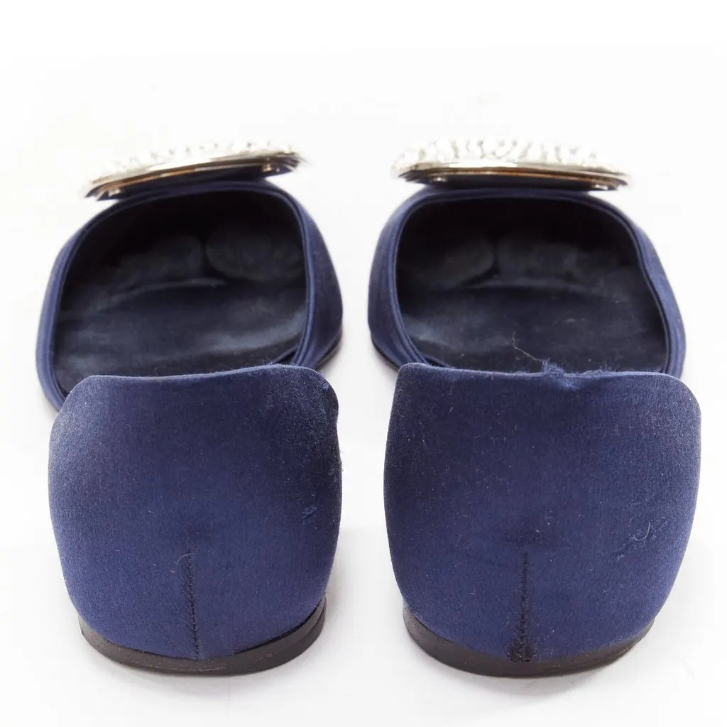 Roger Vivier Chips Strass Navy Very good - Box View