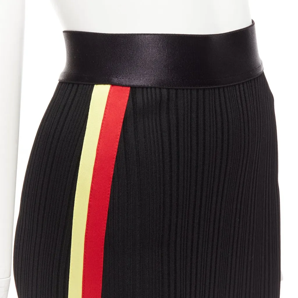 Ellery Tape Pleated Skirt Black Viscose Never worn - Back View