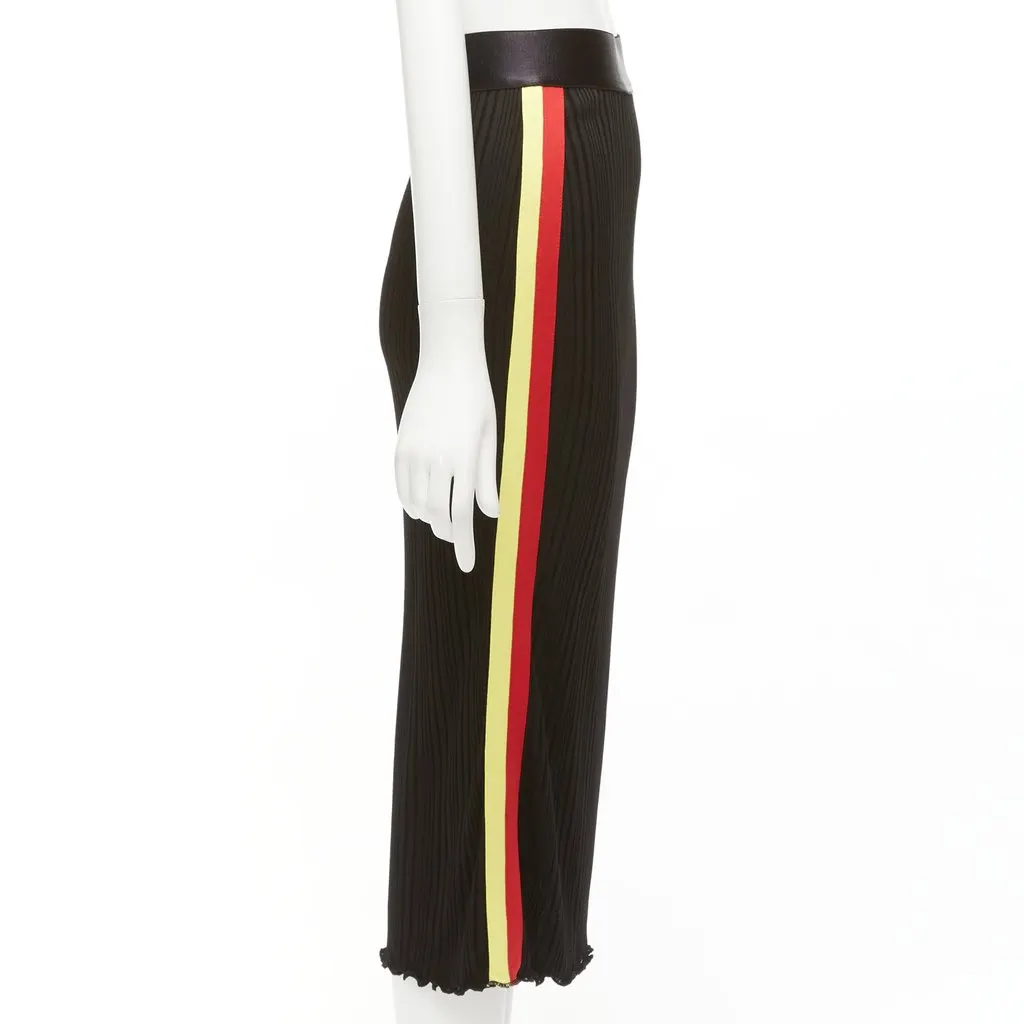 Ellery Tape Pleated Skirt Black Viscose Never worn - Model View