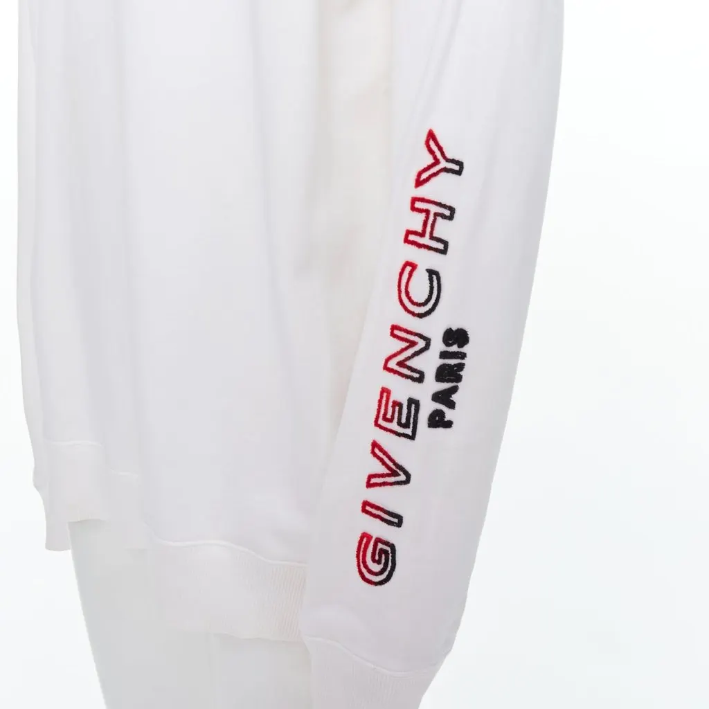 Givenchy Gradient Logo Sweater Ecru Cotton Fair - Back View