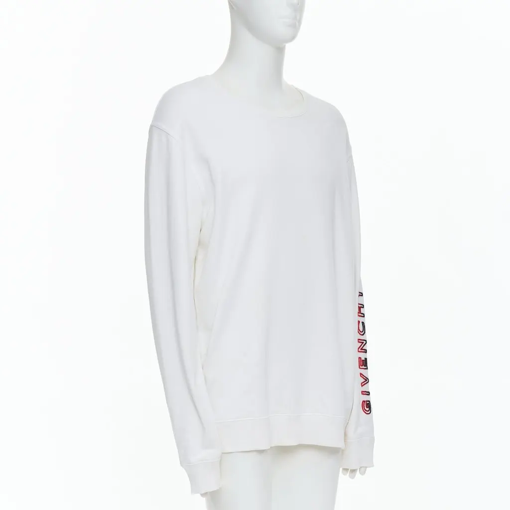 Givenchy Gradient Logo Sweater Ecru Cotton Fair - Inside View