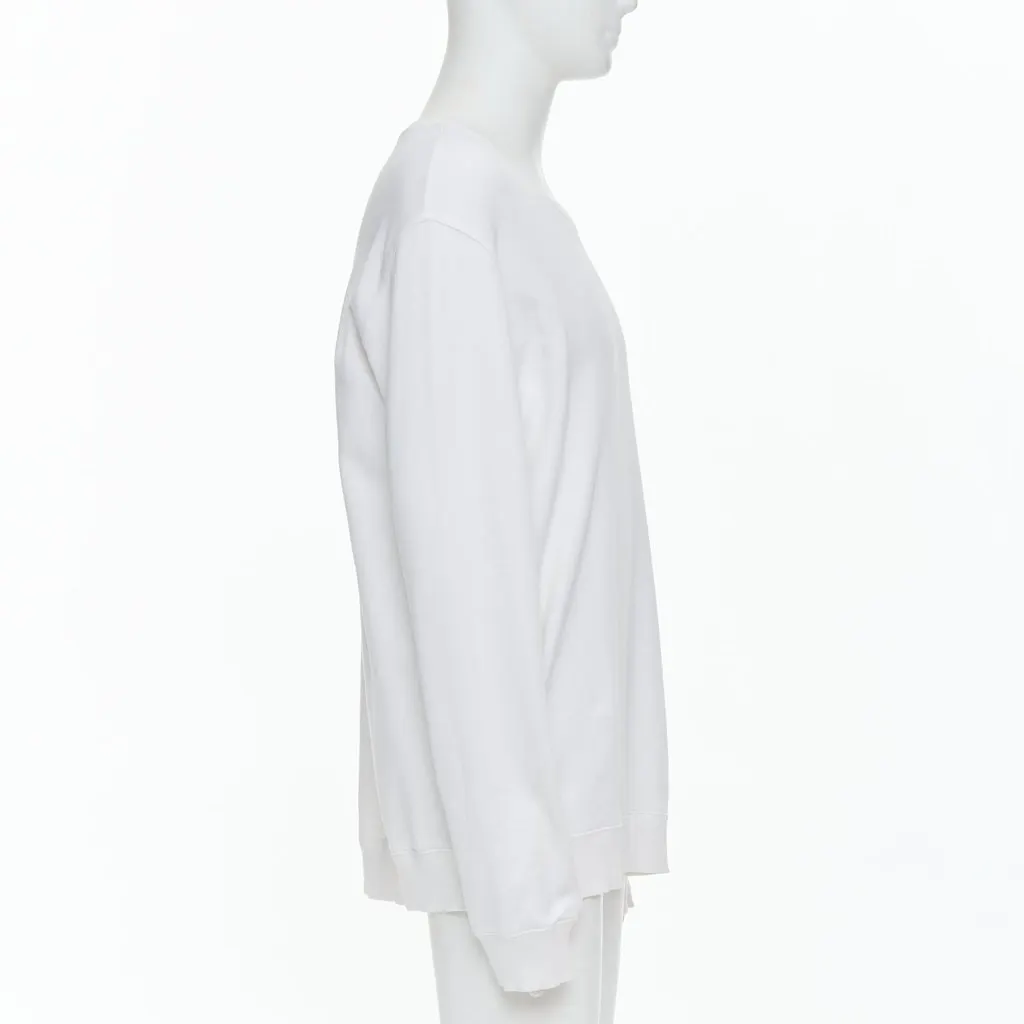 Givenchy Gradient Logo Sweater Ecru Cotton Fair - Model View