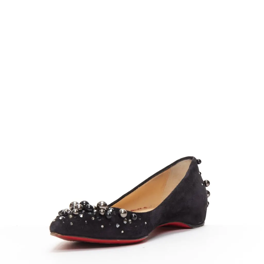 Christian Louboutin Veau Velours Black Suede Very good - Box View