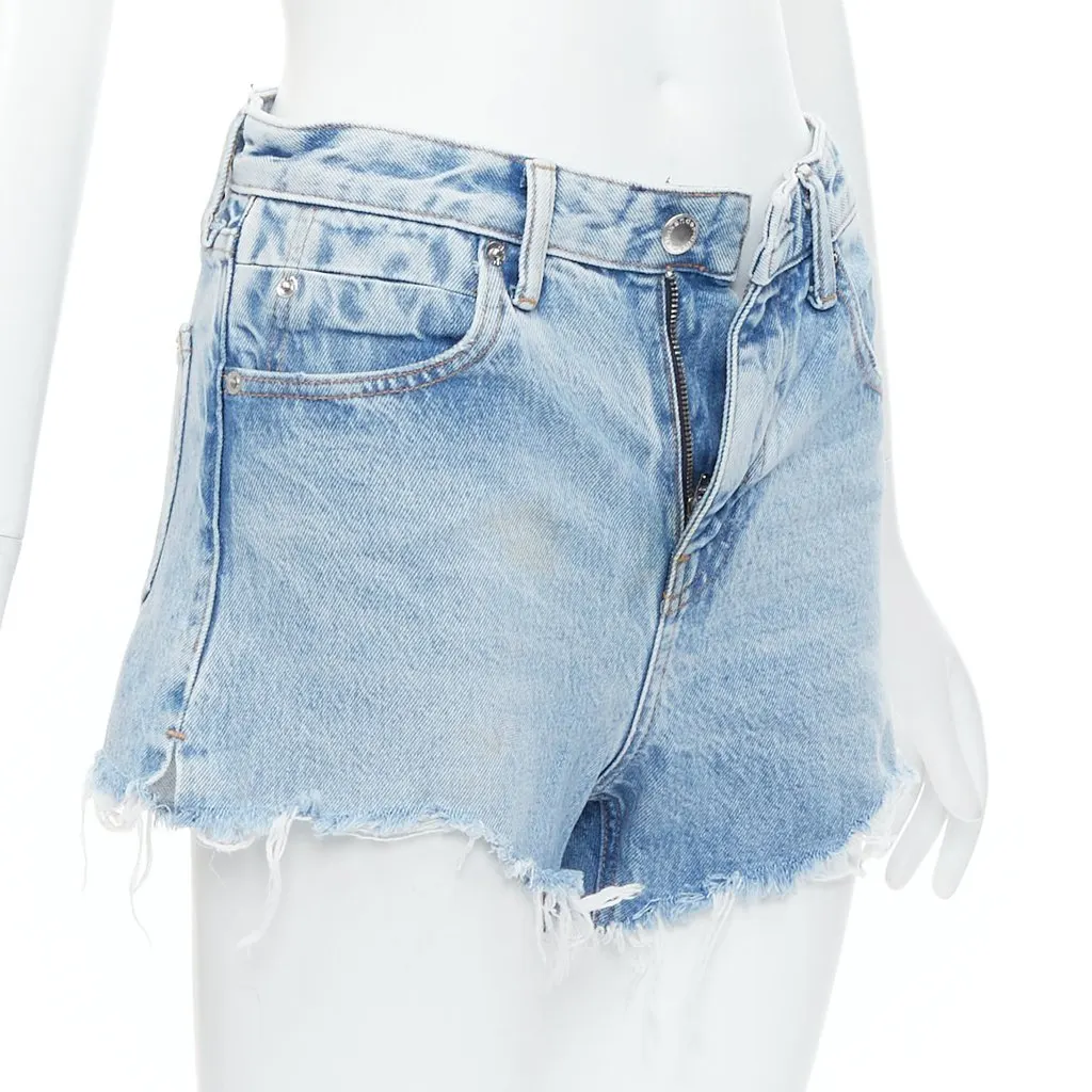 Alexander Wang Bite Zip Blue Denim Good - Inside View