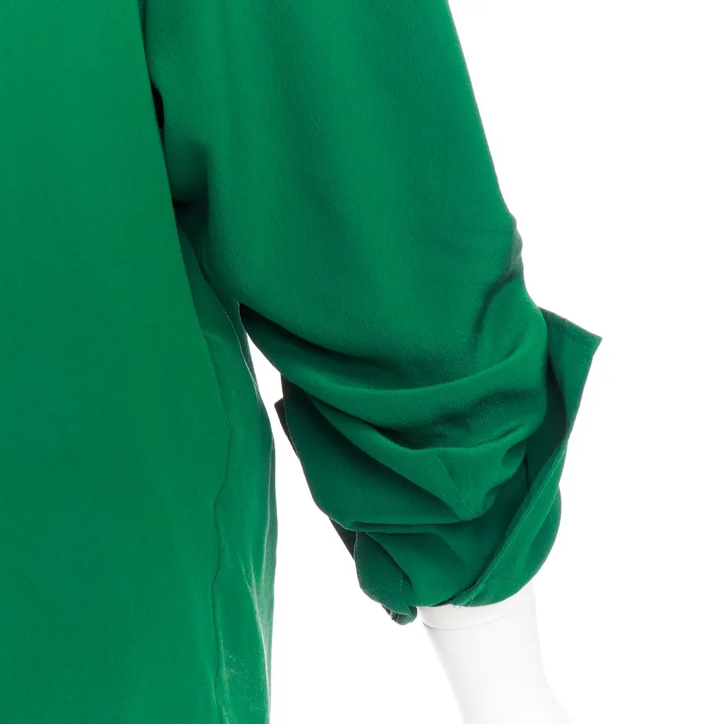 Stella McCartney Green Silk Top Green Silk Very good - Back View
