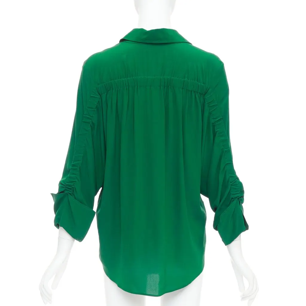 Stella McCartney Green Silk Top Green Silk Very good - Box View