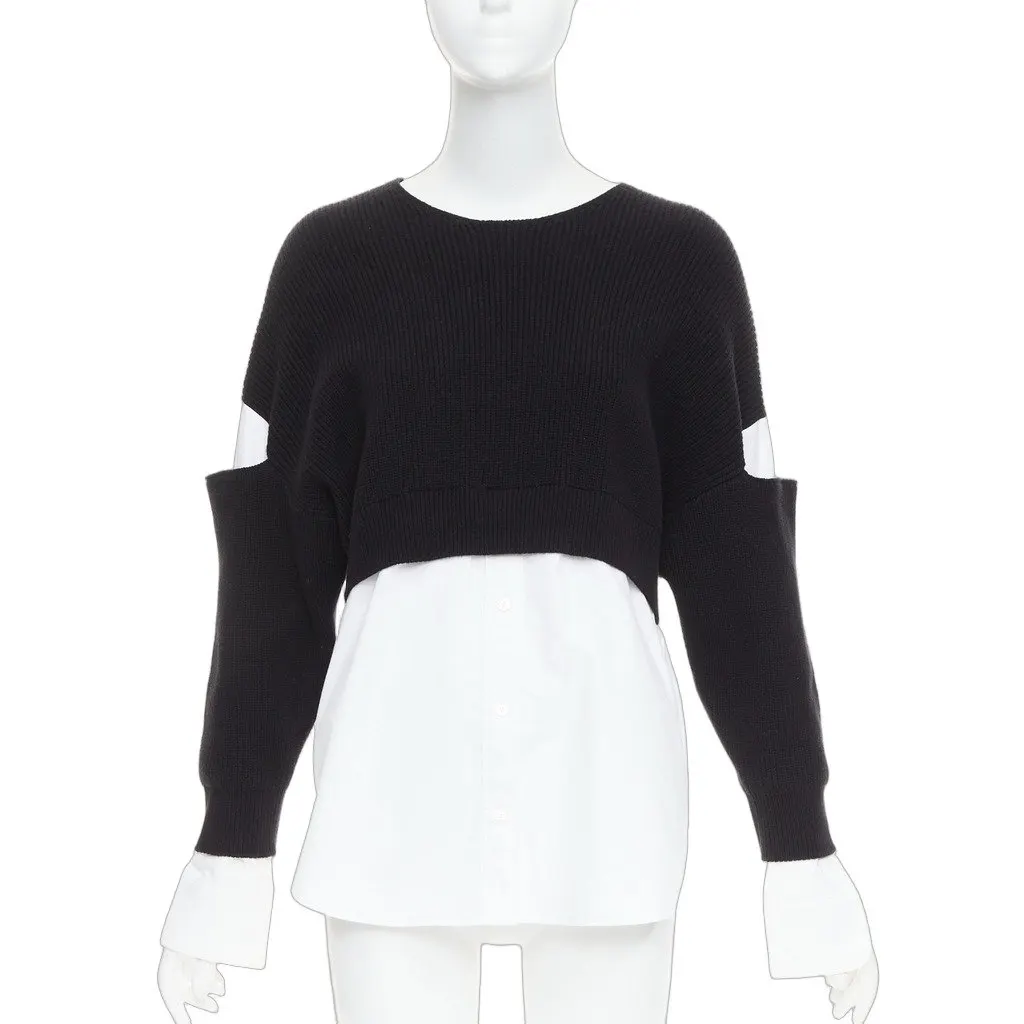 T by Alexander Wang Black Cotton Knitwear Black Cotton Very good - Front View