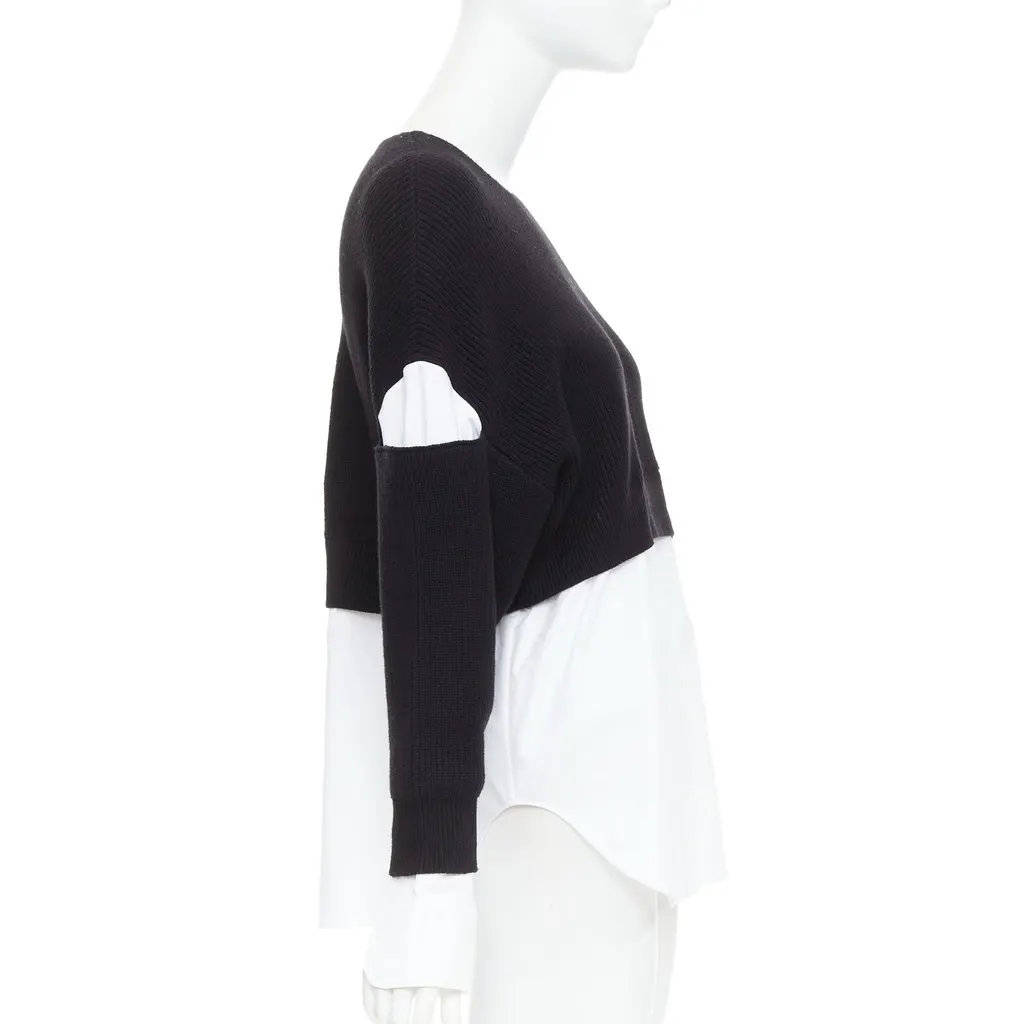T by Alexander Wang Black Cotton Knitwear Black Cotton Very good - Model View