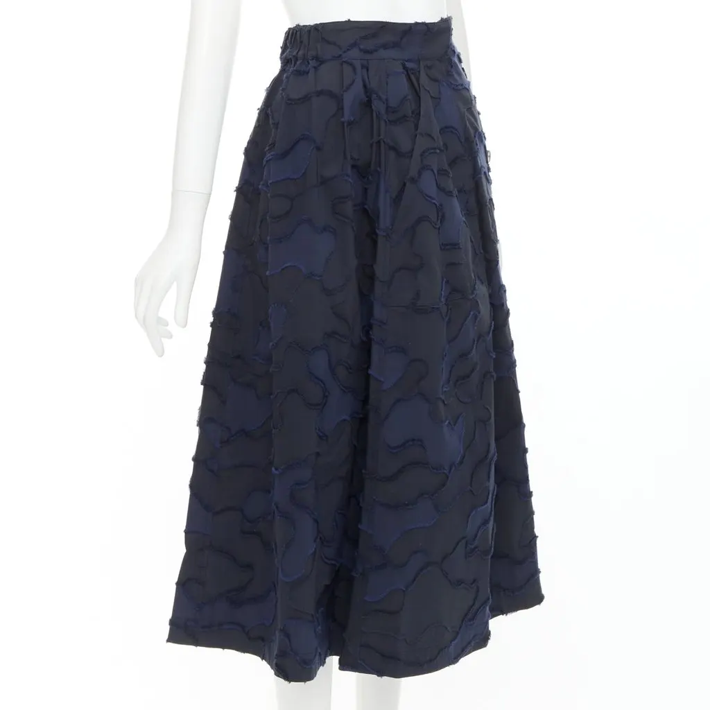 Dior Navy Cotton Skirt Navy Cotton Very good - Inside View