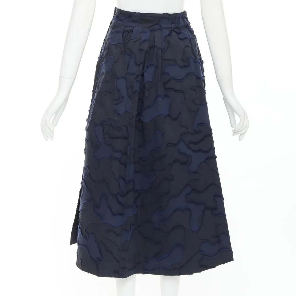 Dior Navy Cotton Skirt Navy Cotton Very good - Box View