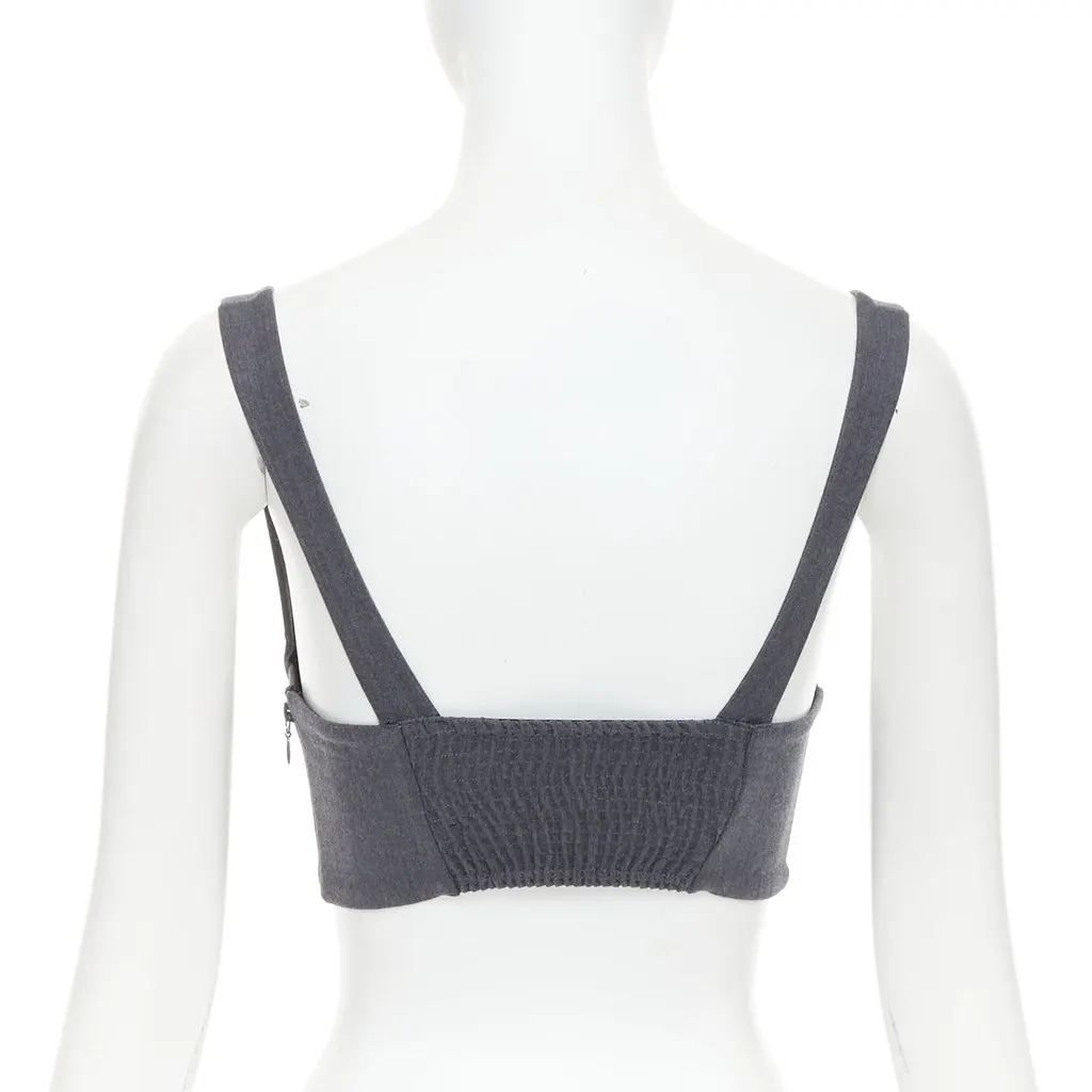 La Perla Grey Wool Top Grey Wool Very good - Box View
