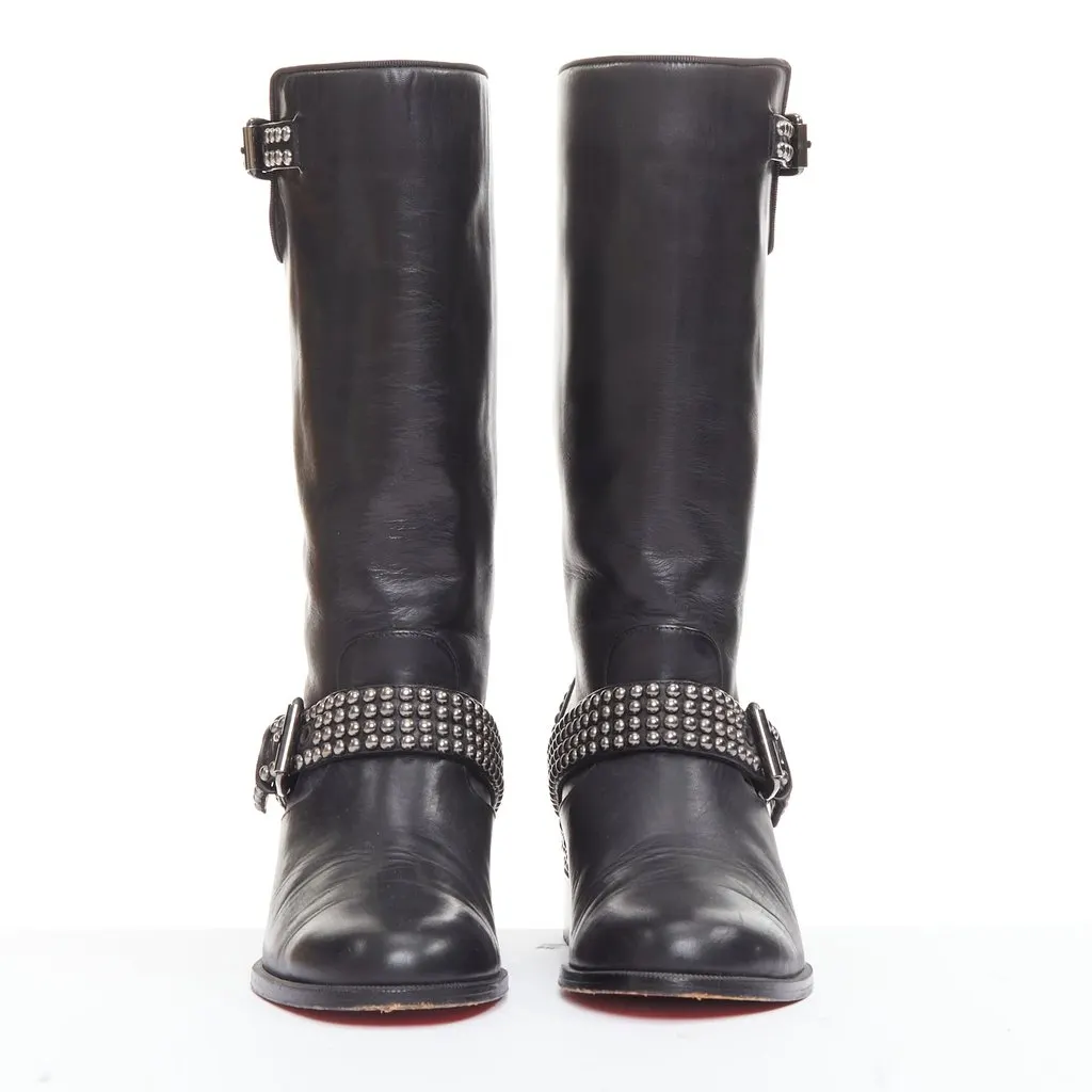Christian Louboutin Bicloubutu Black Leather Good - Inside View