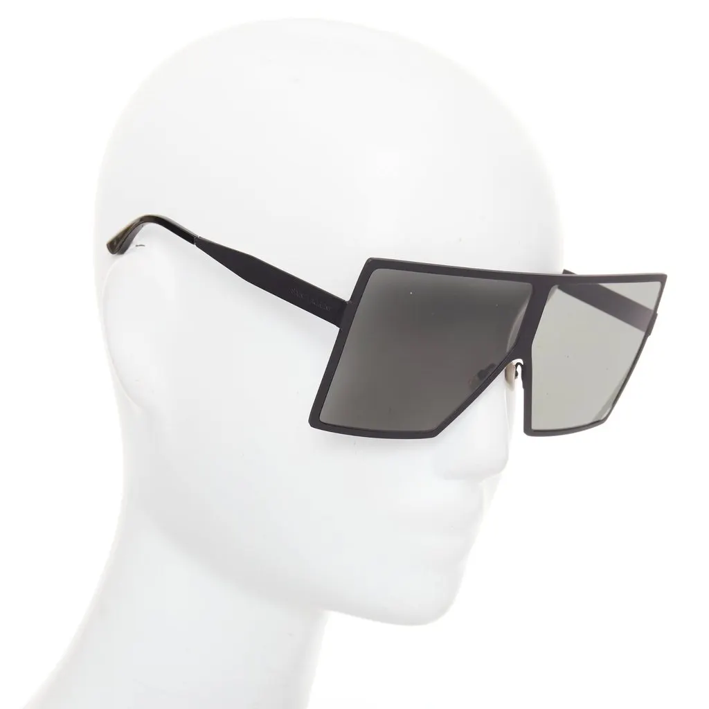 Saint Laurent SL182 Betty Black Metal Good - Back View