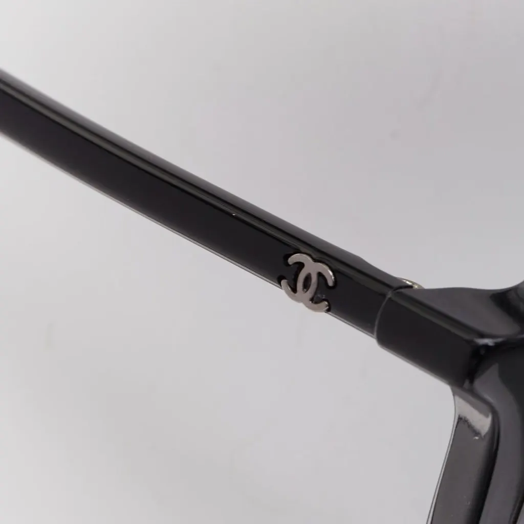 Chanel 5381-A Black Acetate Fair - Back View