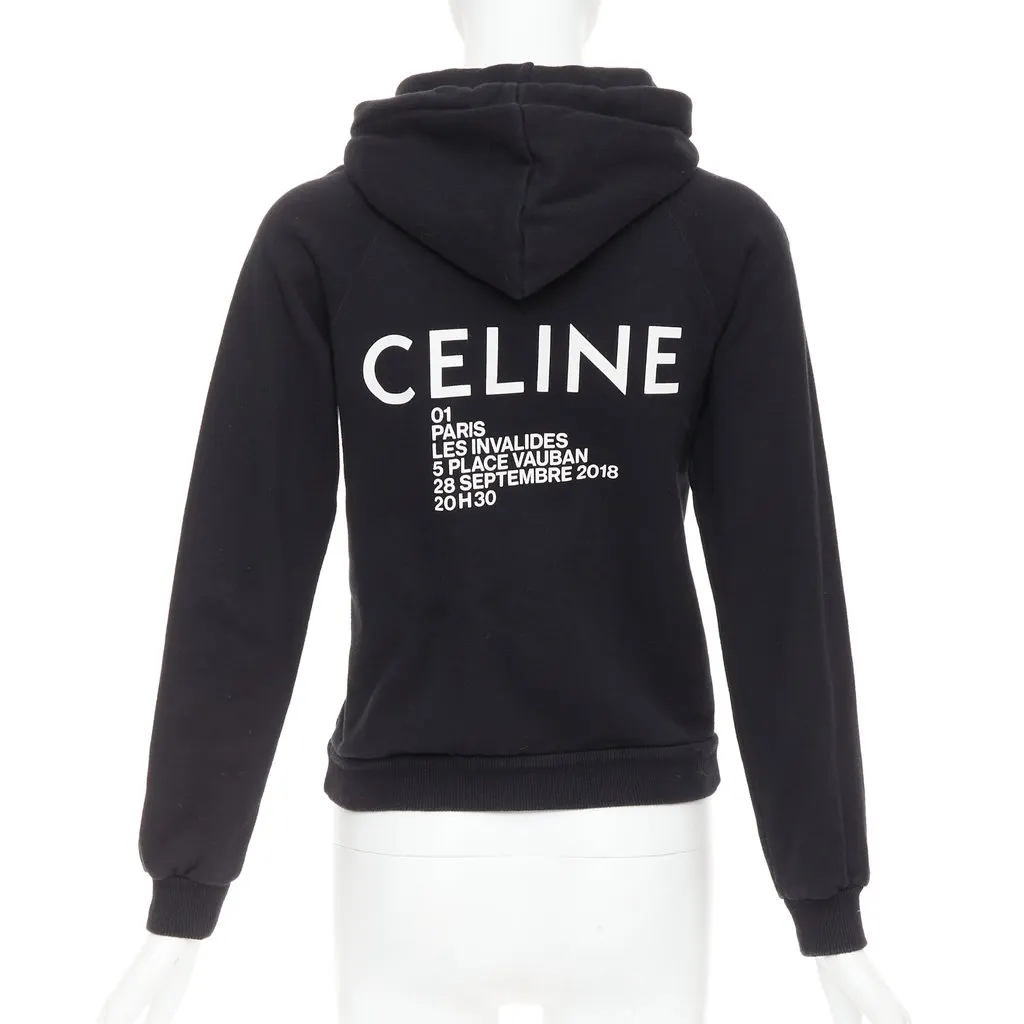 Celine Black Cotton Knitwear Black Cotton Good - Front View