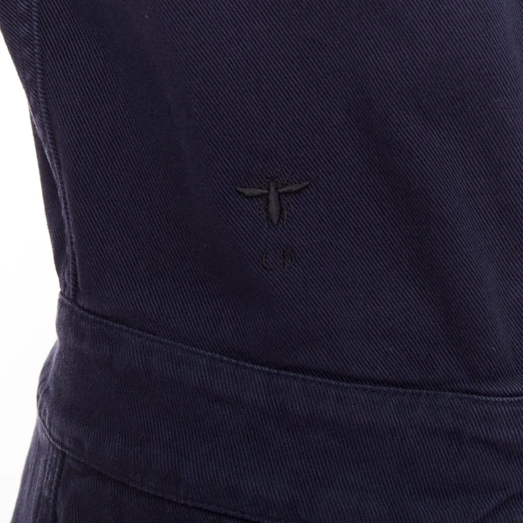 Dior Navy Cotton Jumpsuit Navy Cotton Very good - Back View