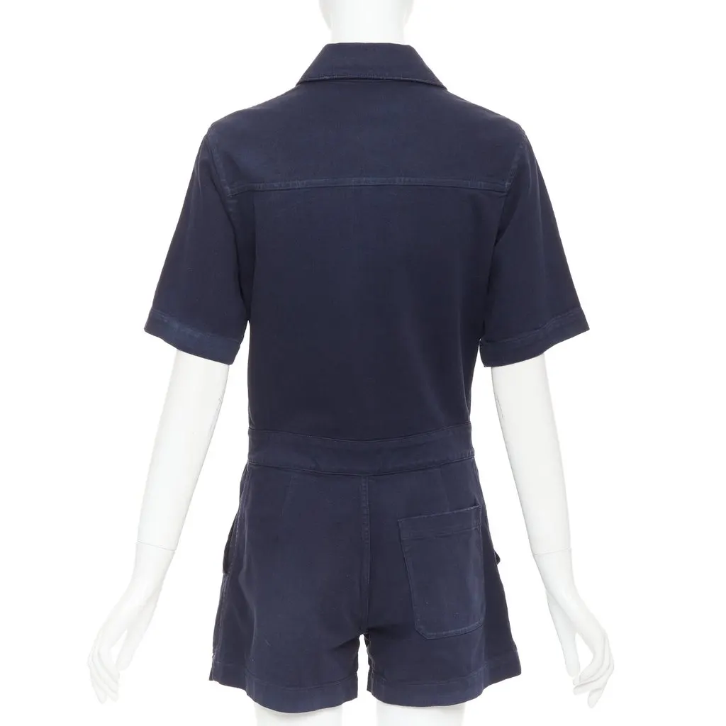 Dior Navy Cotton Jumpsuit Navy Cotton Very good - Box View