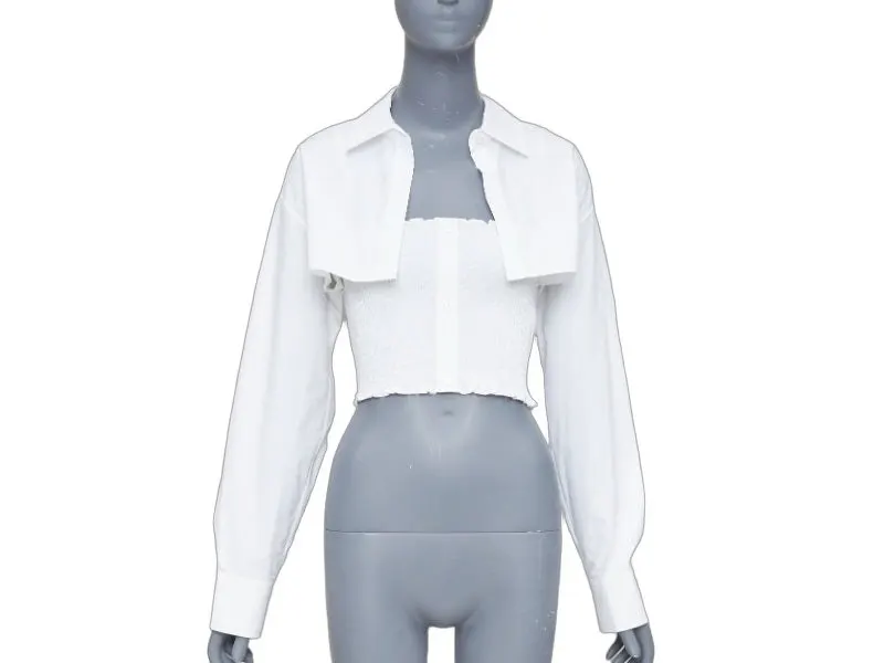 T by Alexander Wang White Cotton Top