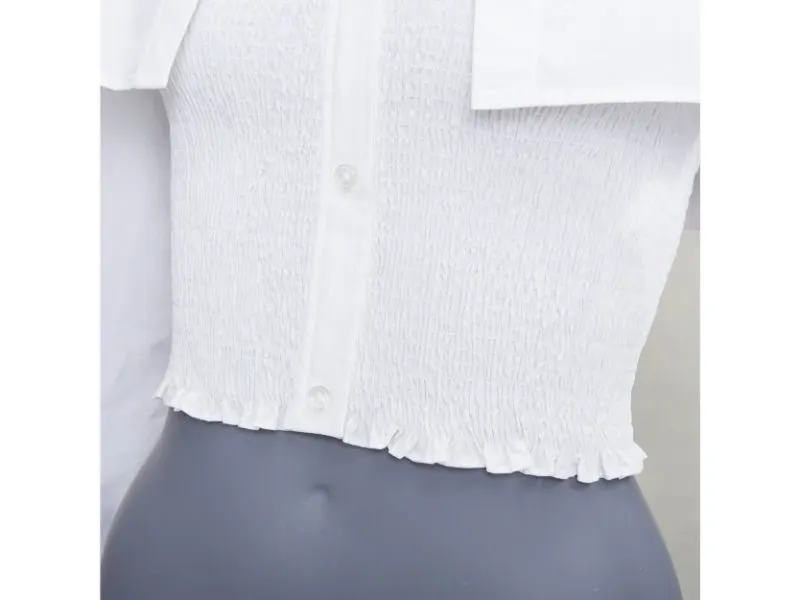 T by Alexander Wang White Cotton Top White Cotton Very good - Back View