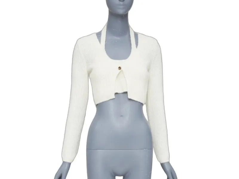 T by Alexander Wang Ecru Polyester Knitwear