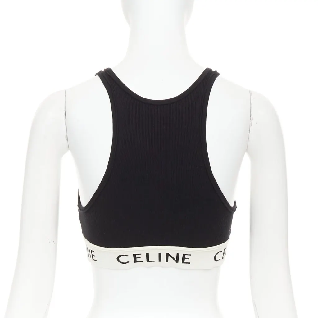 Celine Black Cotton Top Black Cotton Good - Box View