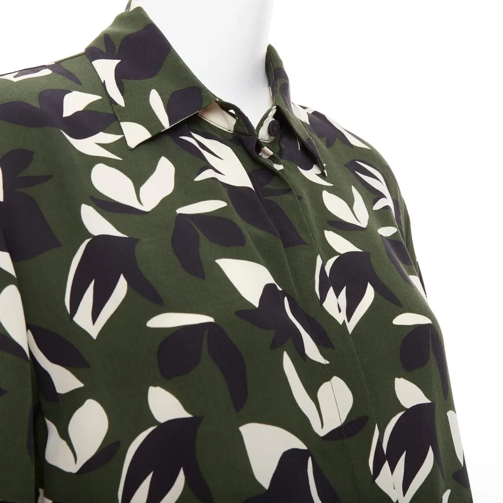Unsigned Green Silk Jumpsuit Green Silk Very good - Back View