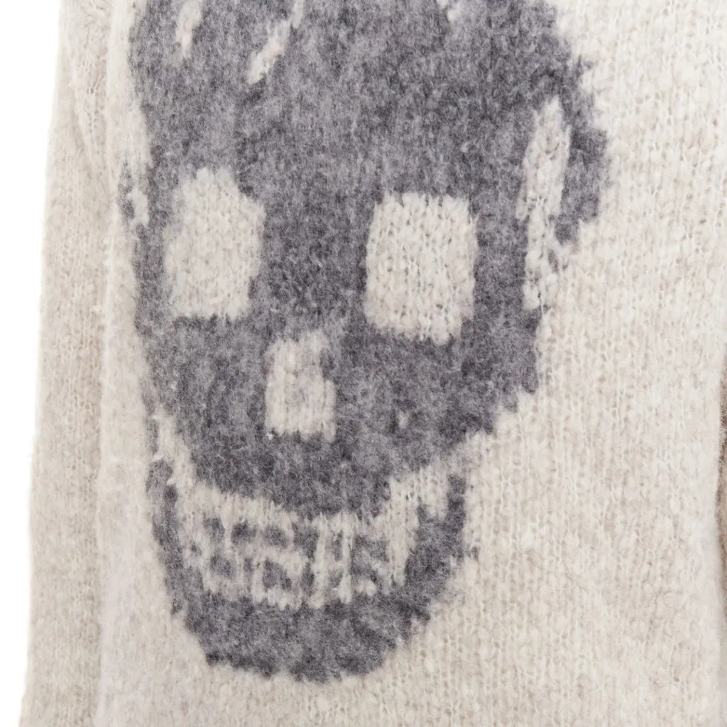 Alexander McQueen Grey Wool Knitwear Grey Wool Very good - Back View