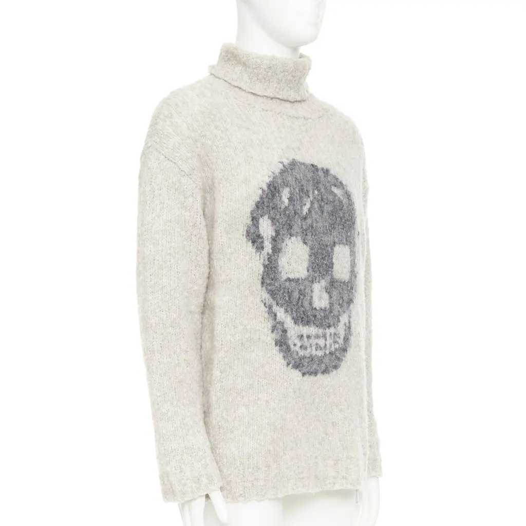 Alexander McQueen Grey Wool Knitwear Grey Wool Very good - Inside View