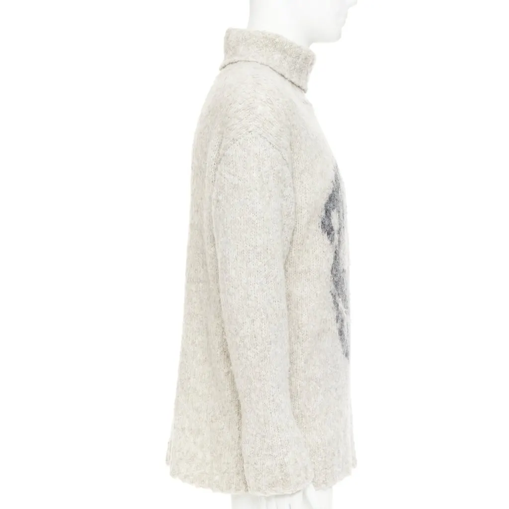 Alexander McQueen Grey Wool Knitwear Grey Wool Very good - Model View