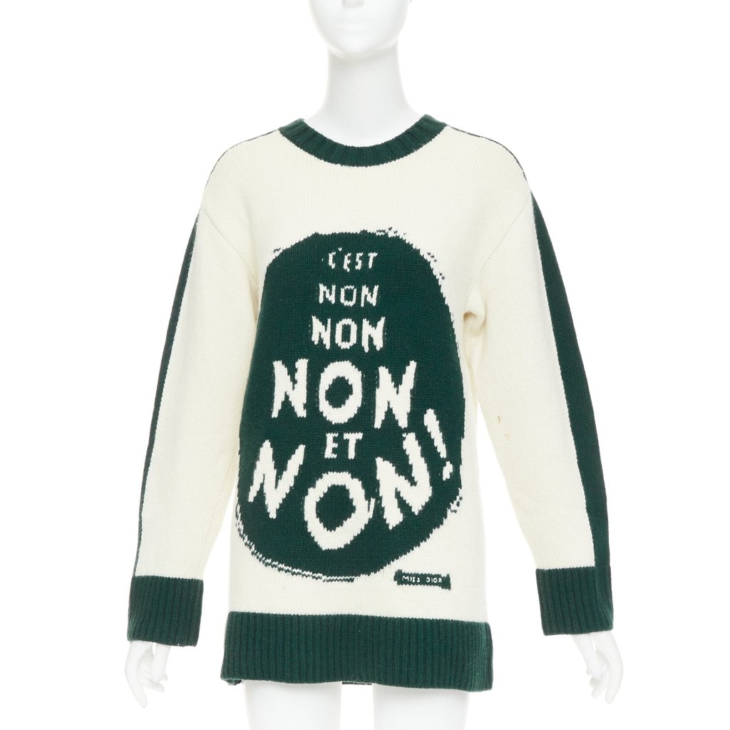 Dior Miss Dior Non Non Green EU 34 Wool | Pre-Owned Dubai |