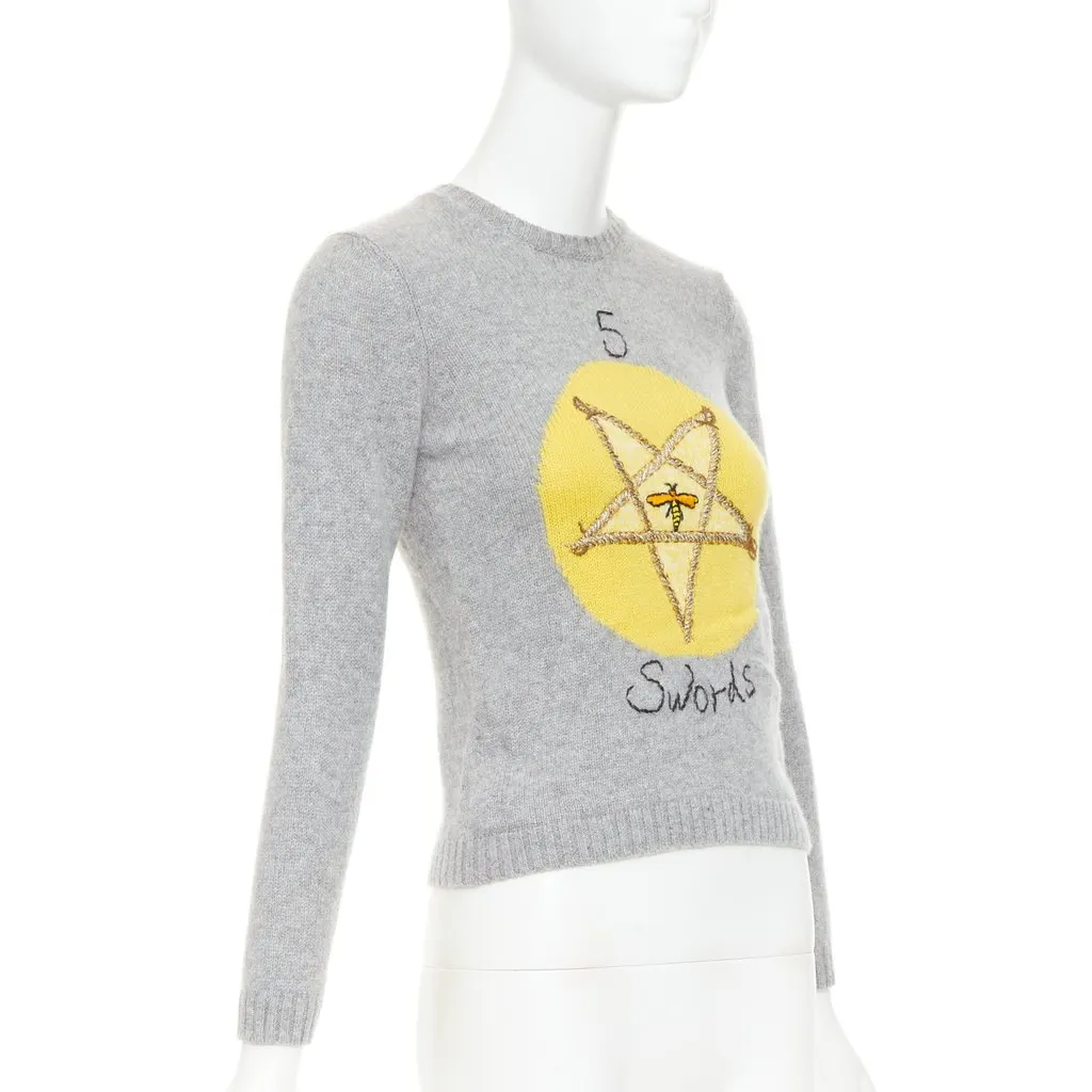 Dior 5 of Swords Grey Cashmere Very good - Inside View