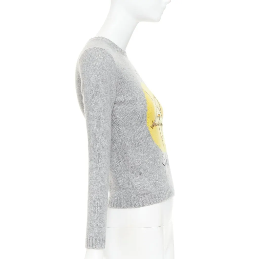 Dior 5 of Swords Grey Cashmere Very good - Model View