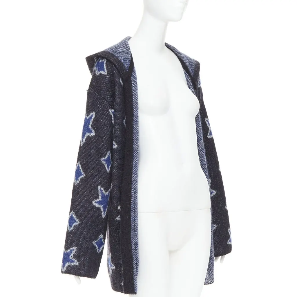 Saint Laurent Blue Wool Knitwear