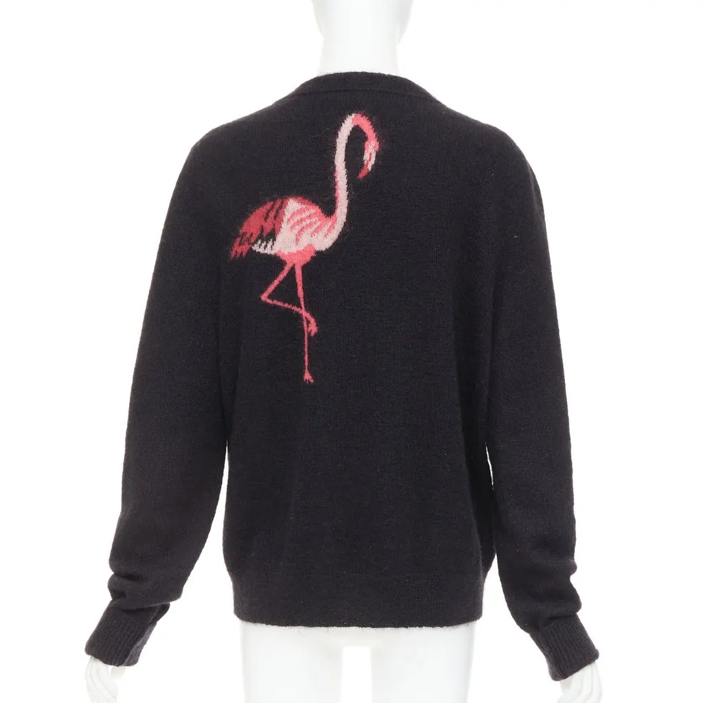 Saint Laurent Grey Wool Knitwear