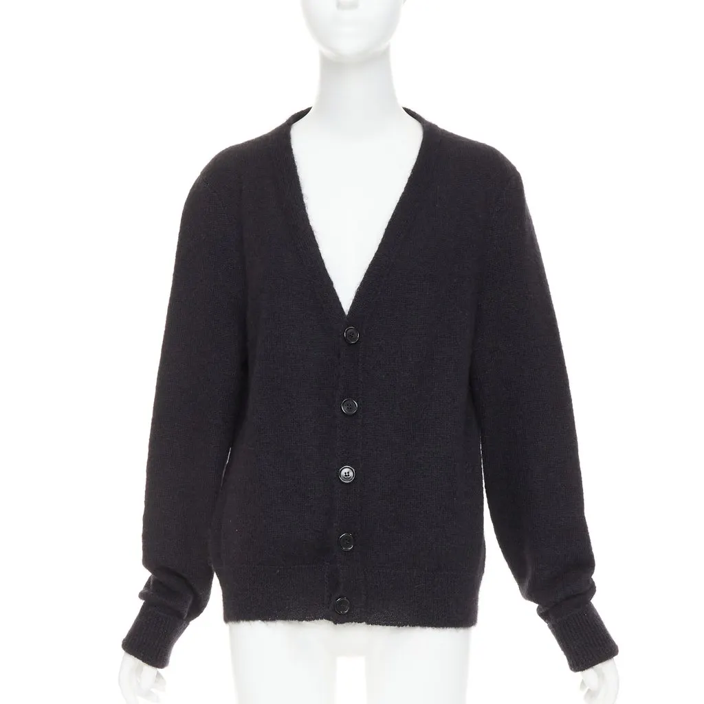 Saint Laurent Grey Wool Knitwear Grey Wool Very good - Back View