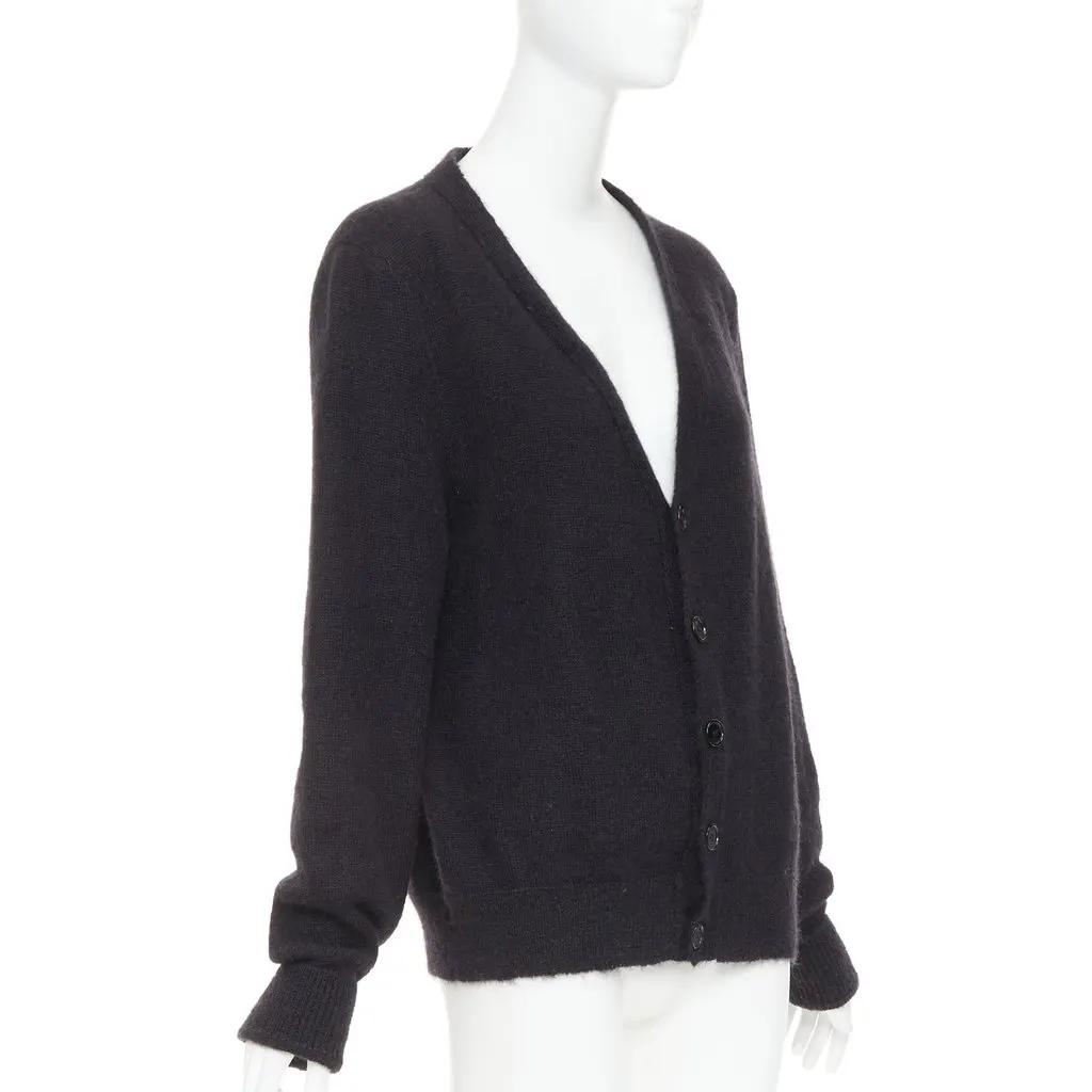 Saint Laurent Grey Wool Knitwear Grey Wool Very good - Model View