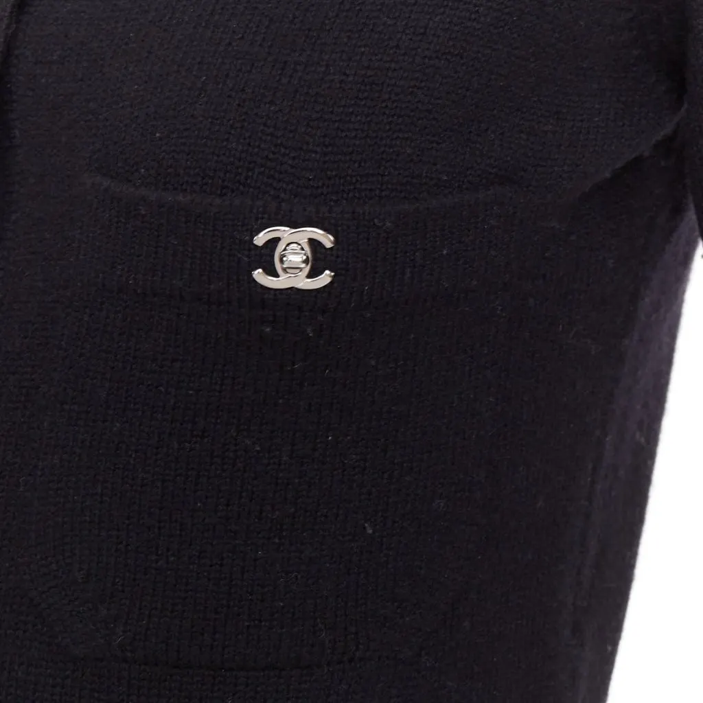 Chanel Black Cashmere Knitwear Black Cashmere Fair - Back View