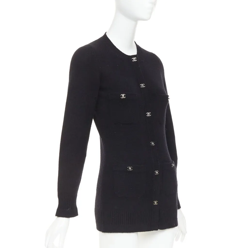 Chanel Black Cashmere Knitwear Black Cashmere Fair - Model View