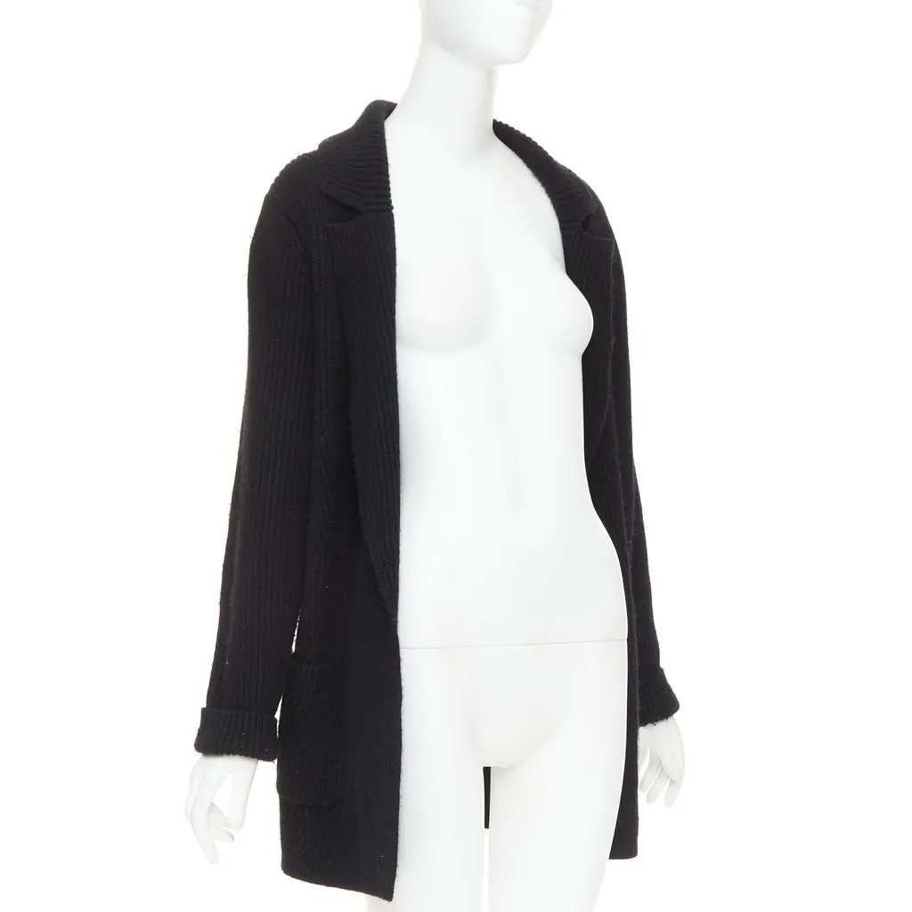 Chanel Gabrielle Coco cardigan Black Cashmere Fair - Inside View